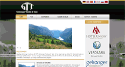 Desktop Screenshot of geirangertaxi.no